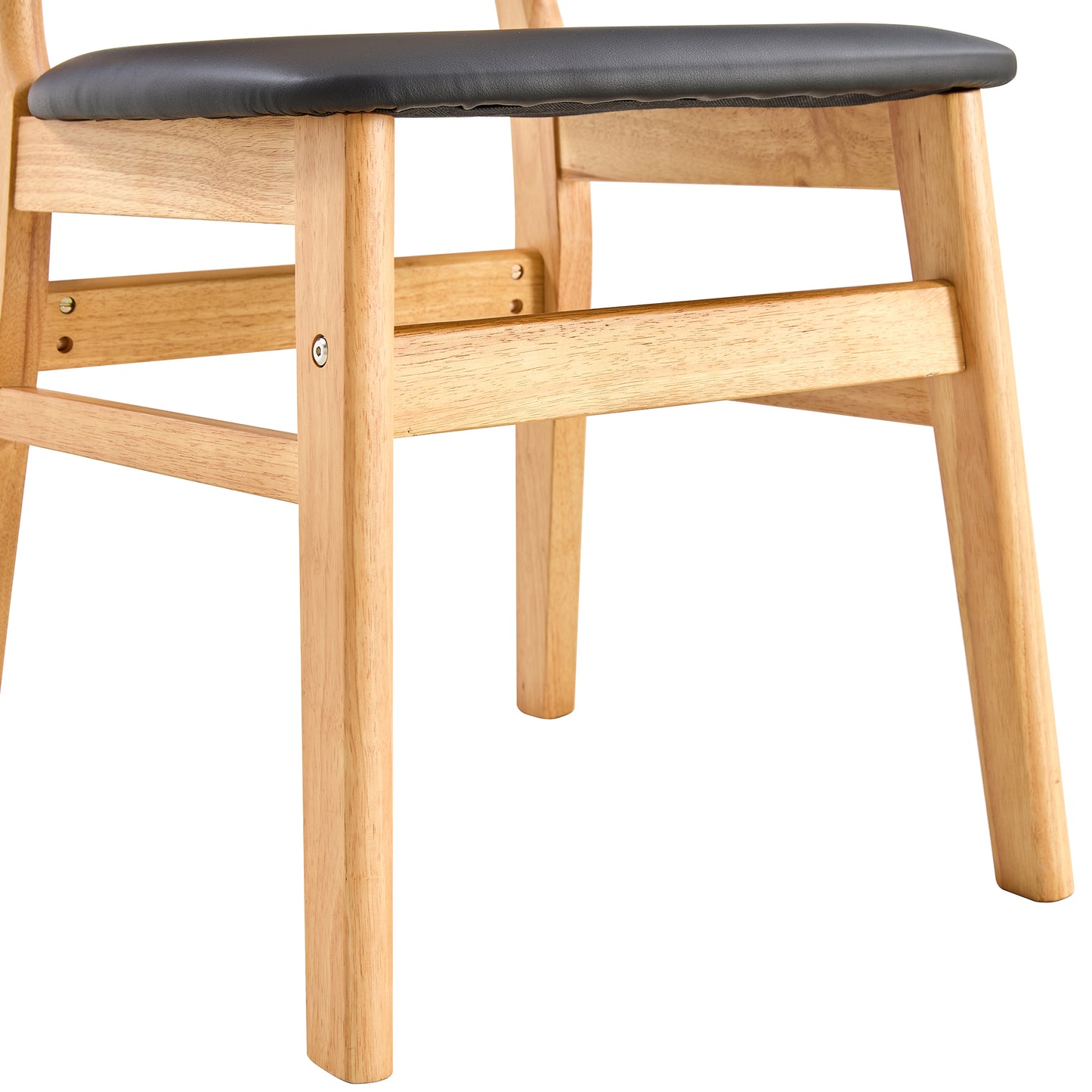 Eda Mid-Century Solid Wood Dining Chair