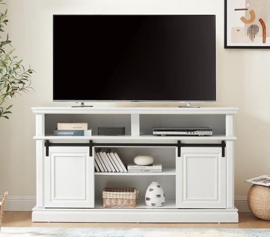 Oakridge Modern Media Console with Sliding Doors