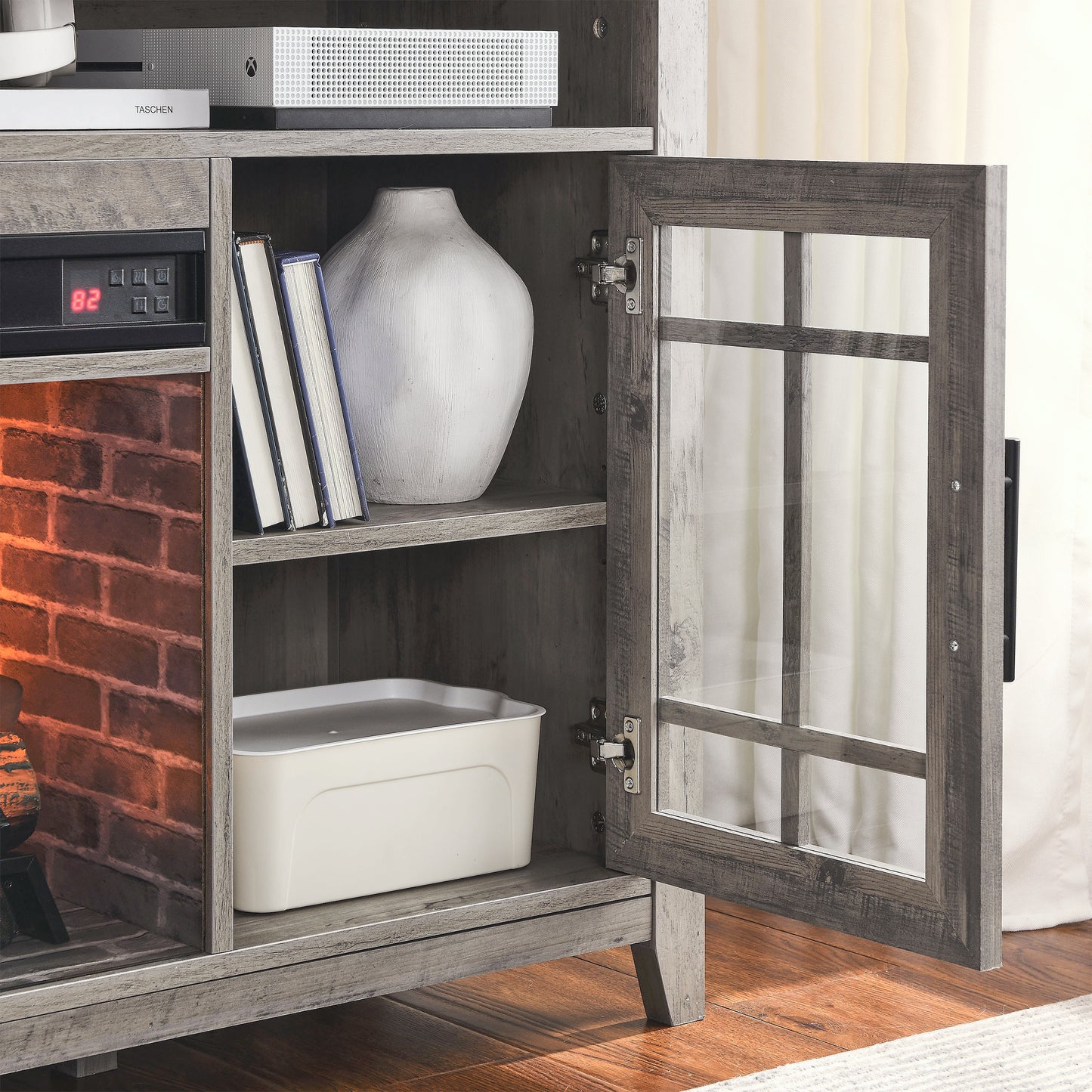 Marites Contemporary Wash Media Console