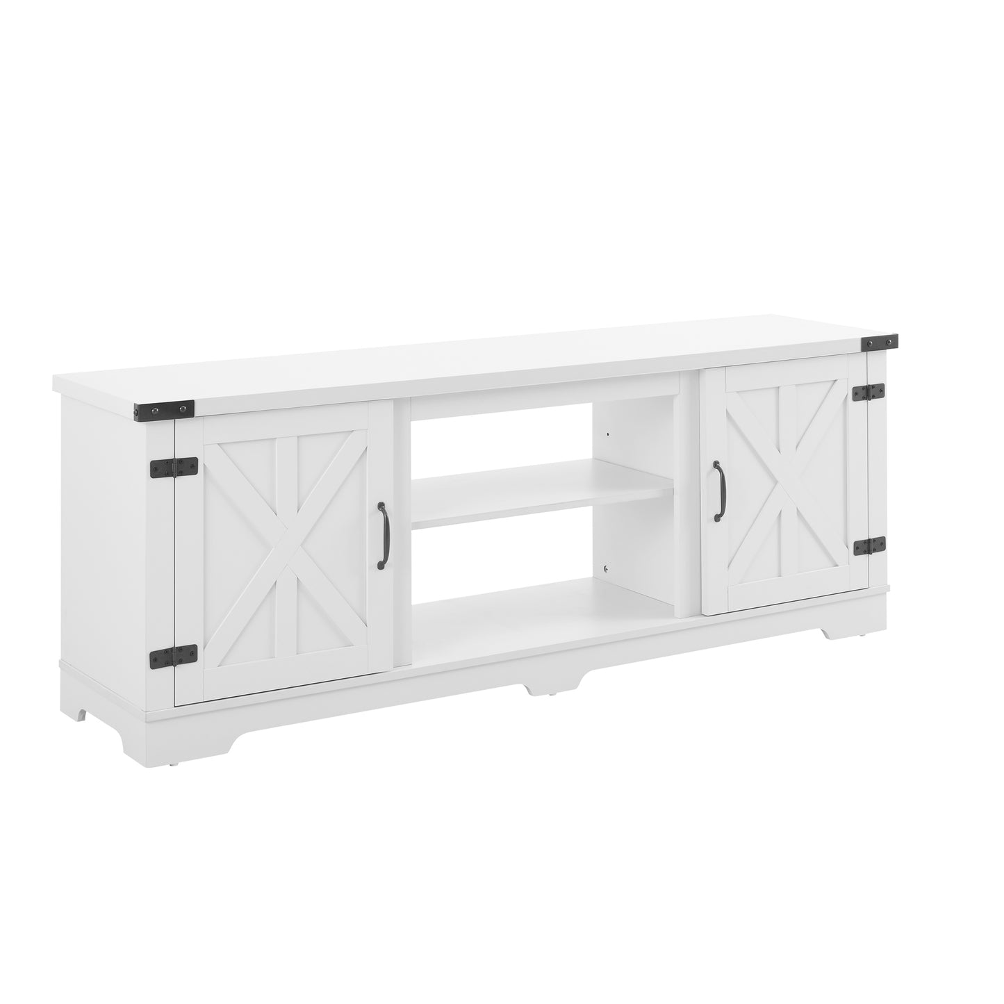 Fitch Modern Farmhouse Media Stand Entertainment