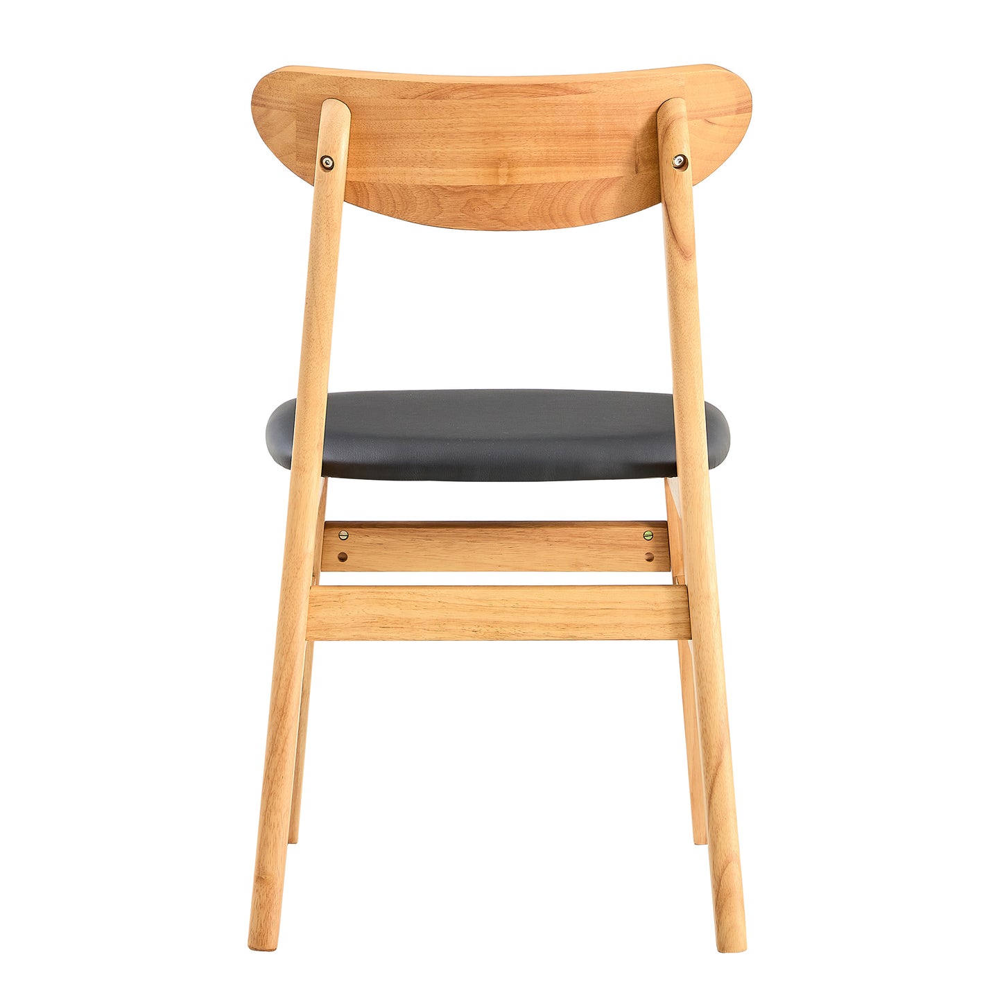 Eda Mid-Century Solid Wood Dining Chair