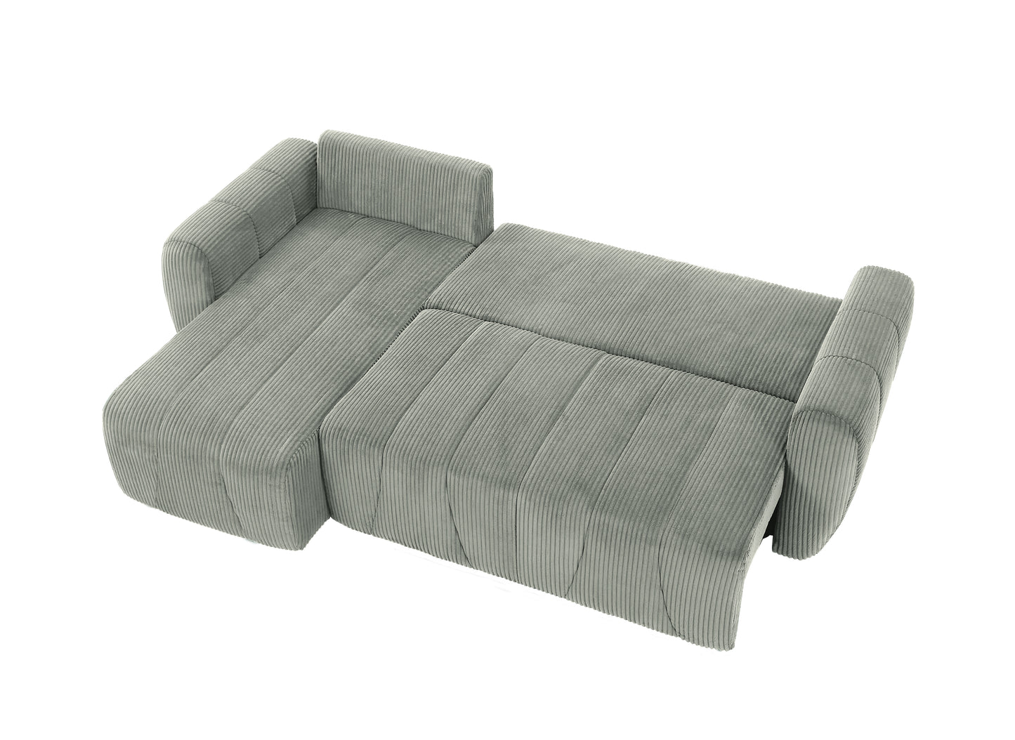 Marcel Mid-Century Convertible L-Shaped Sofa