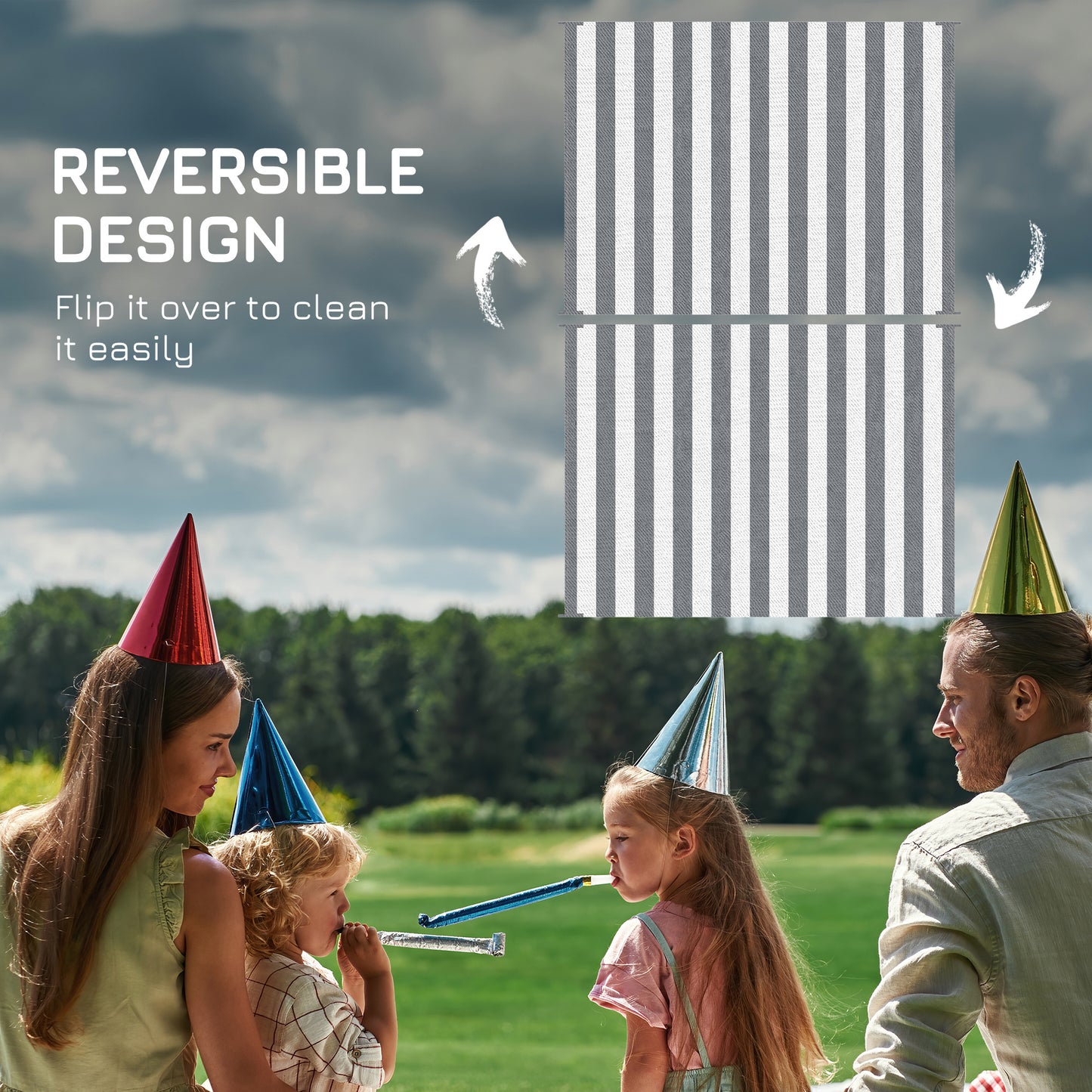 Niles Contemporary Reversible Rug