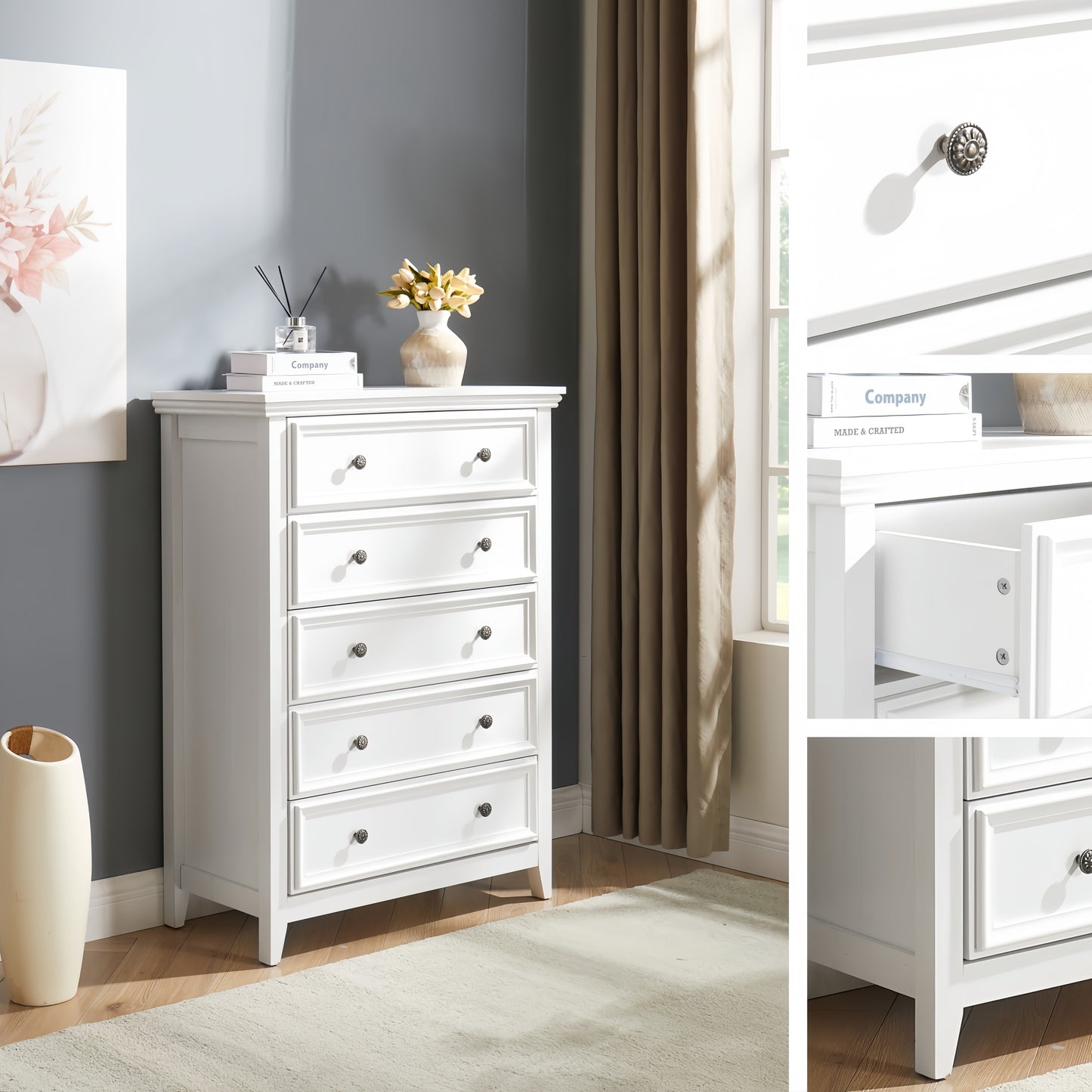 Marcel Modern Drawer Storage Cabinet