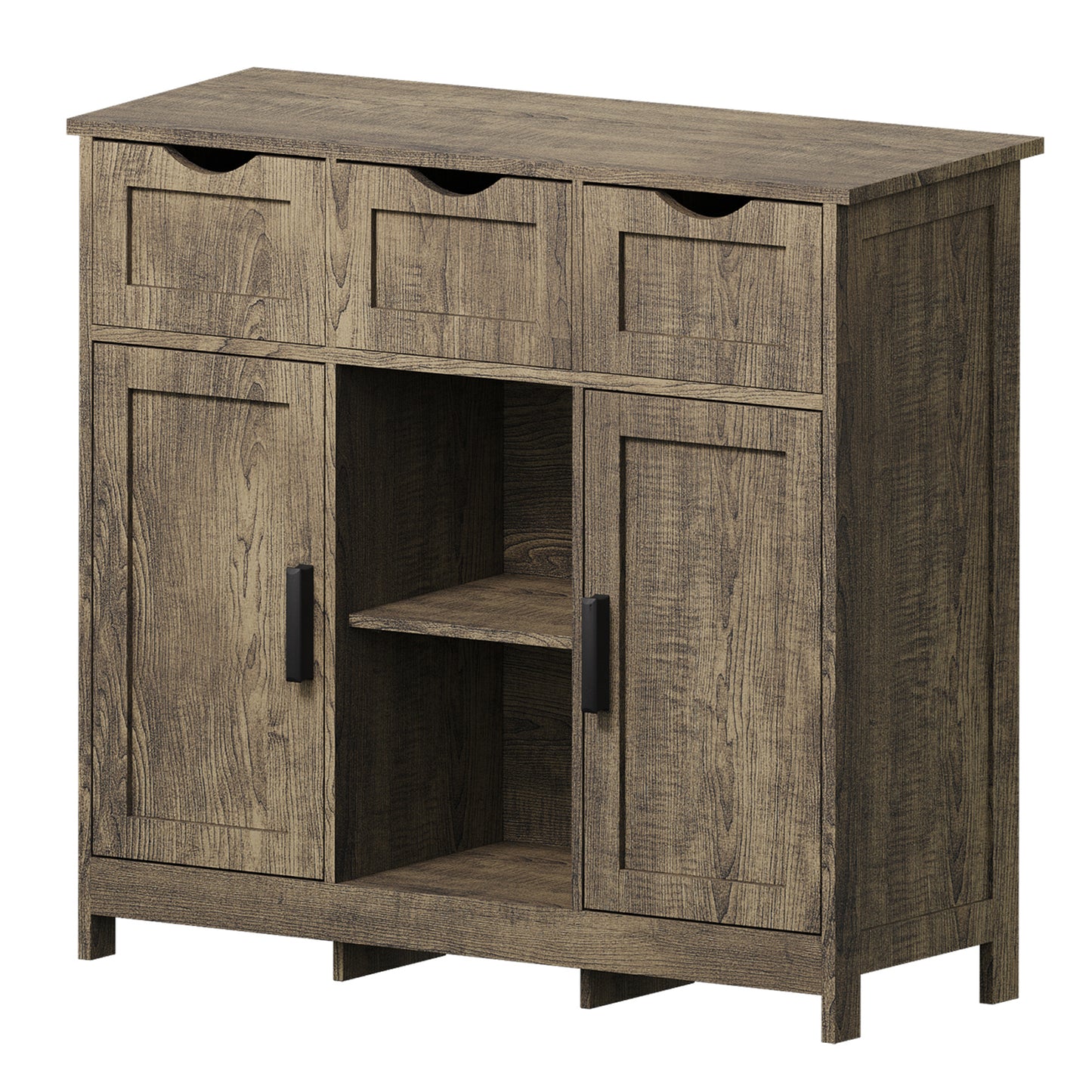 Fremont Craftsman Wooden Floor Storage Cabinet