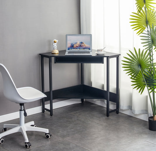 Niles Modern Triangle Corner Computer Desk