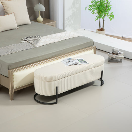 Lula Modern Upholstered Storage Ottoman