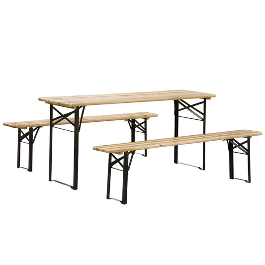 Fremont Contemporary Outdoor Portable Picnic Table