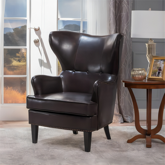 Bartholomew Traditional Elegant High Back Chair