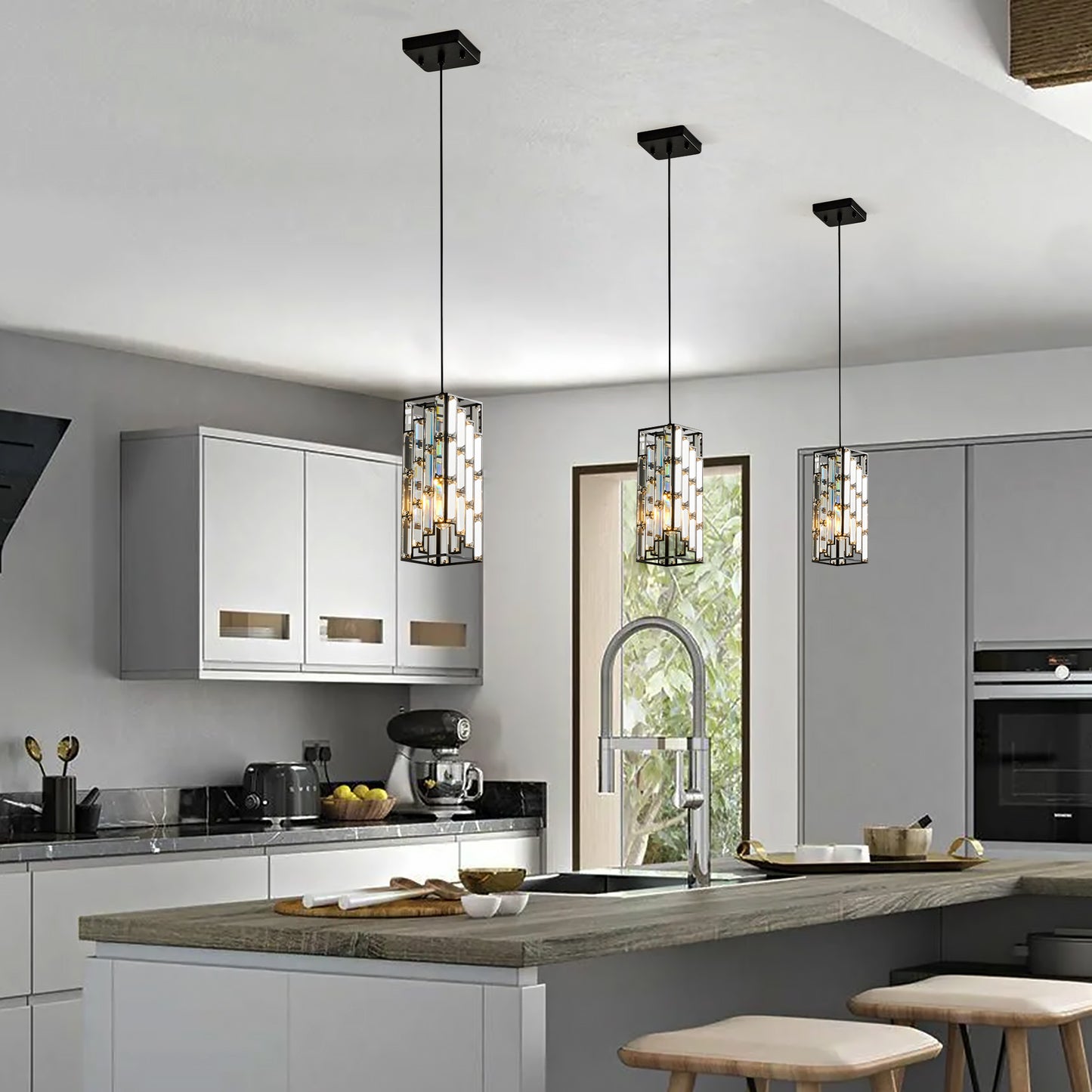 Somerset Contemporary Pendant Light Set