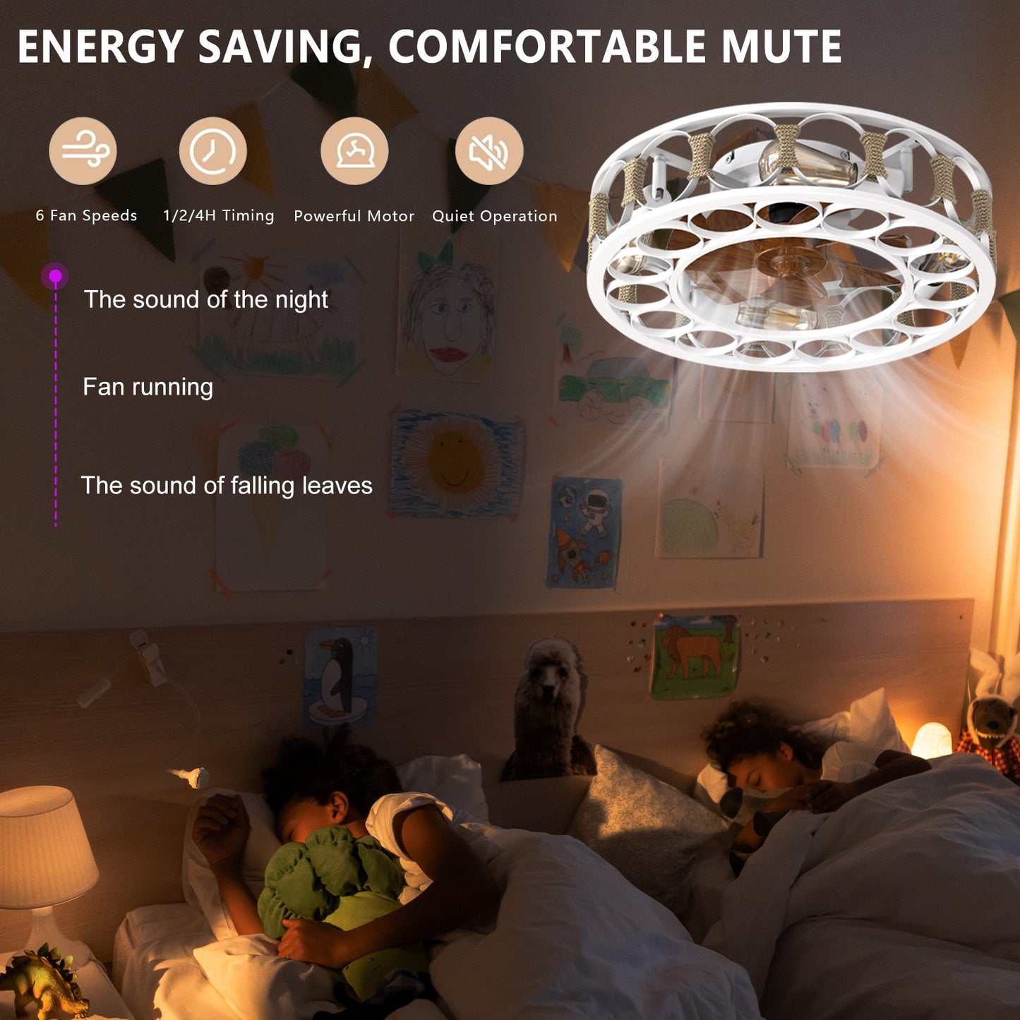Marcel Modern Caged Ceiling Light