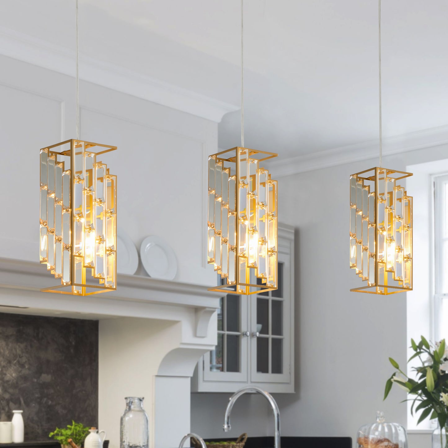Sonoma Modern Crystal Pendant Ceiling Lamp