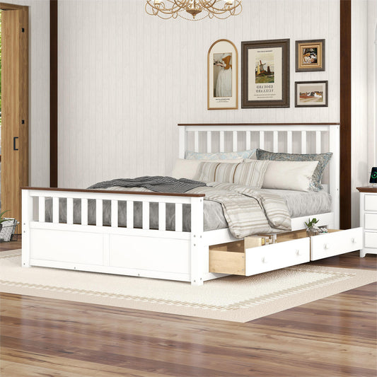 Elmcrest Craftsman Wooden Storage Bed