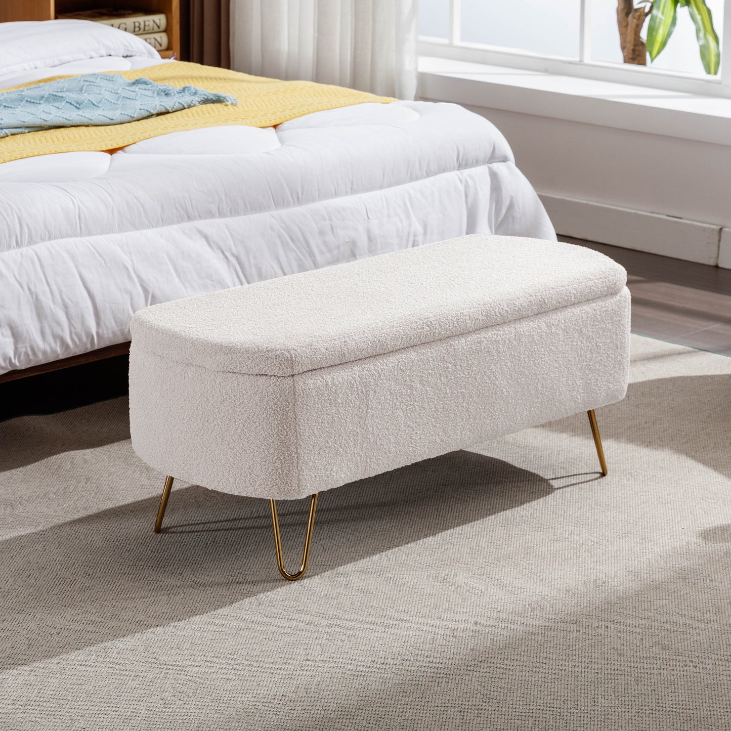 Emery Modern Storage Ottoman