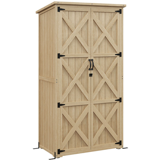 Lula Craftsman Wooden Storage Cabinet Storage