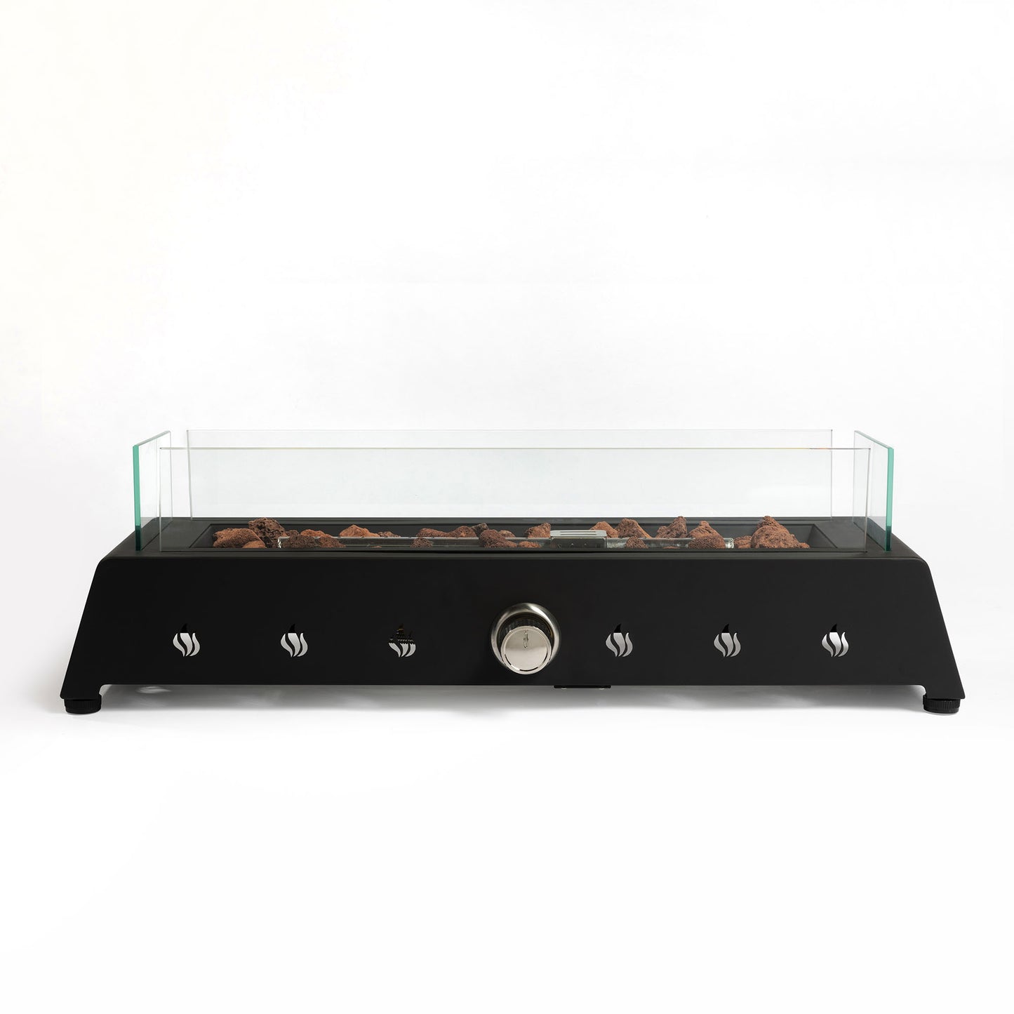 Mission Contemporary Square Fire Pit Table