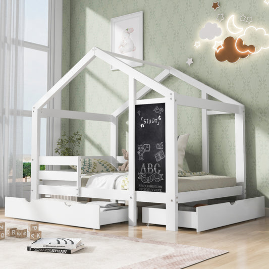 Elmcrest Craftsman Twin House Bed