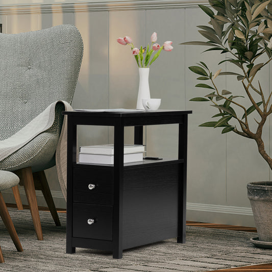 Luz Modern End Table Side Table Wooden