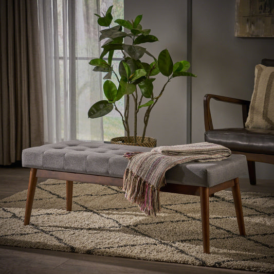 Bartholomew Modern Fabric Ottoman