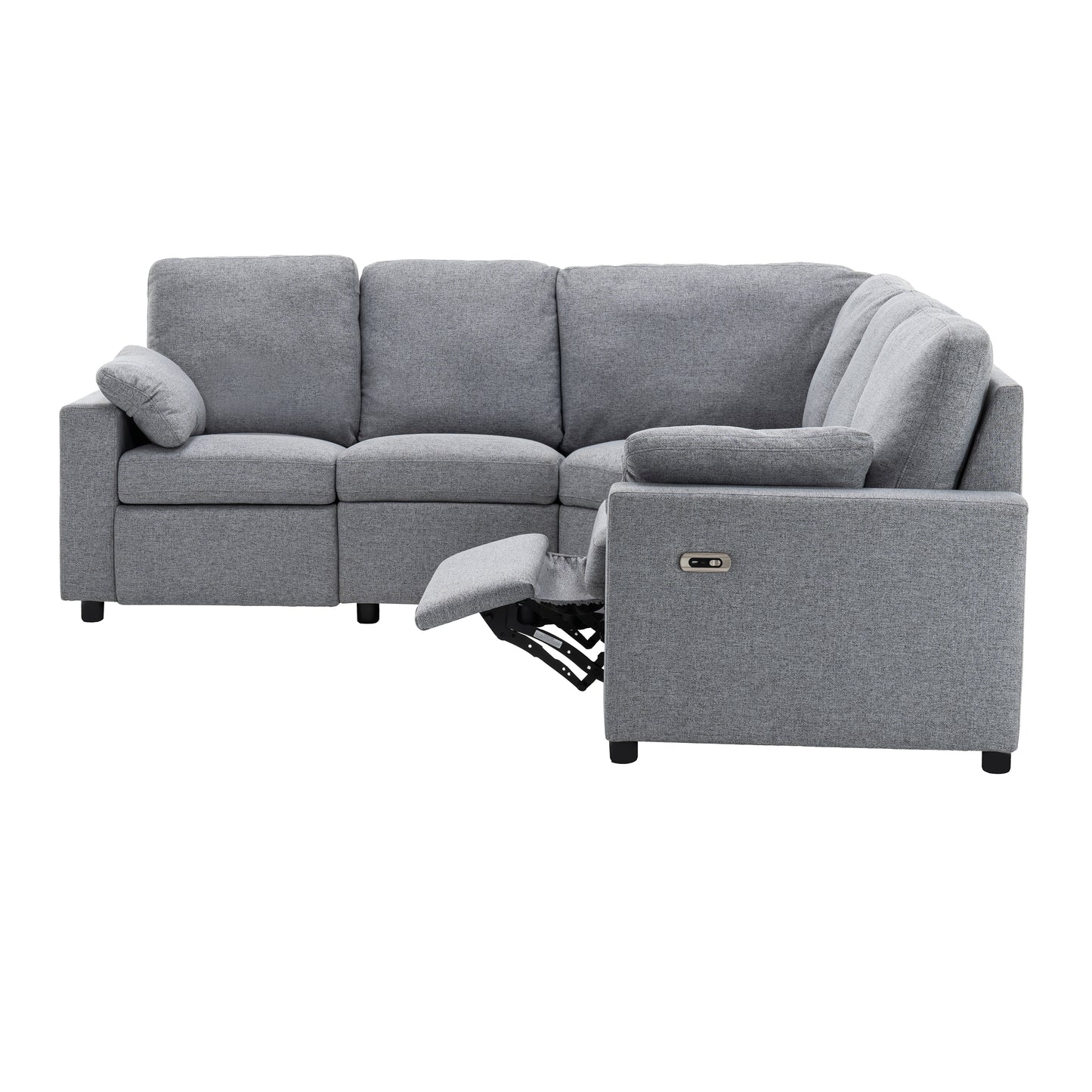 Calista Modern Reclining Theater Sectional
