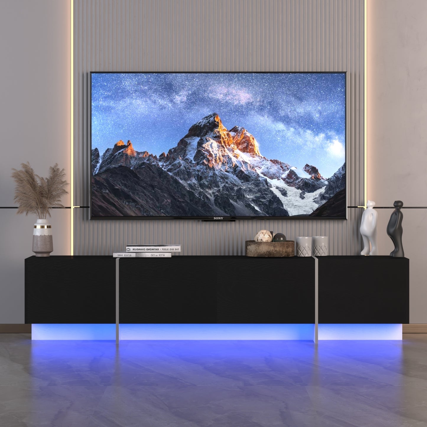 Lula Modern LED TV Remote Console Stand