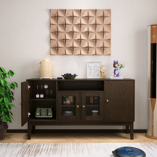 Oakridge Traditional Velvet Sideboard Console Table