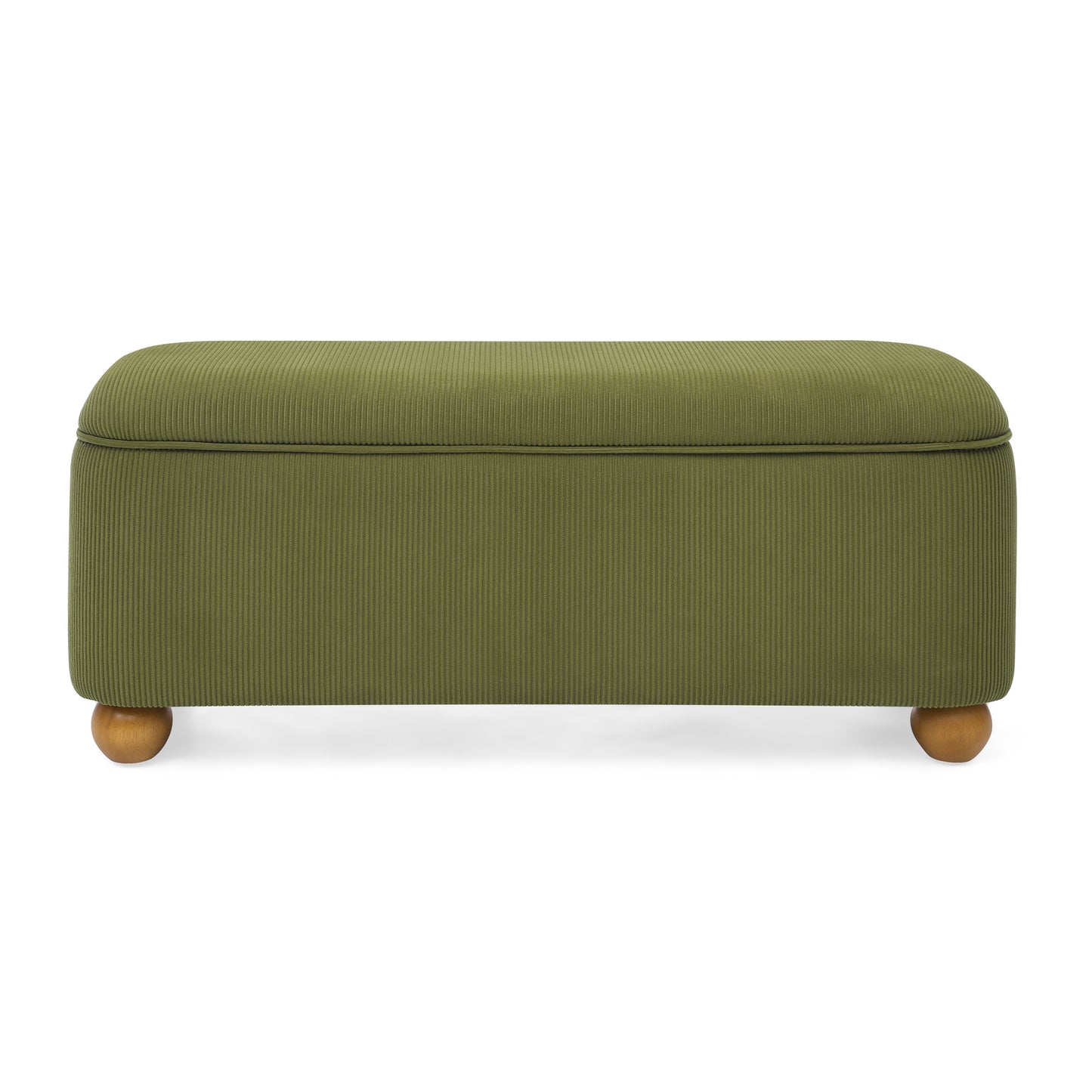Silverleaf Modern Flannelette Fabric Ottoman Bench