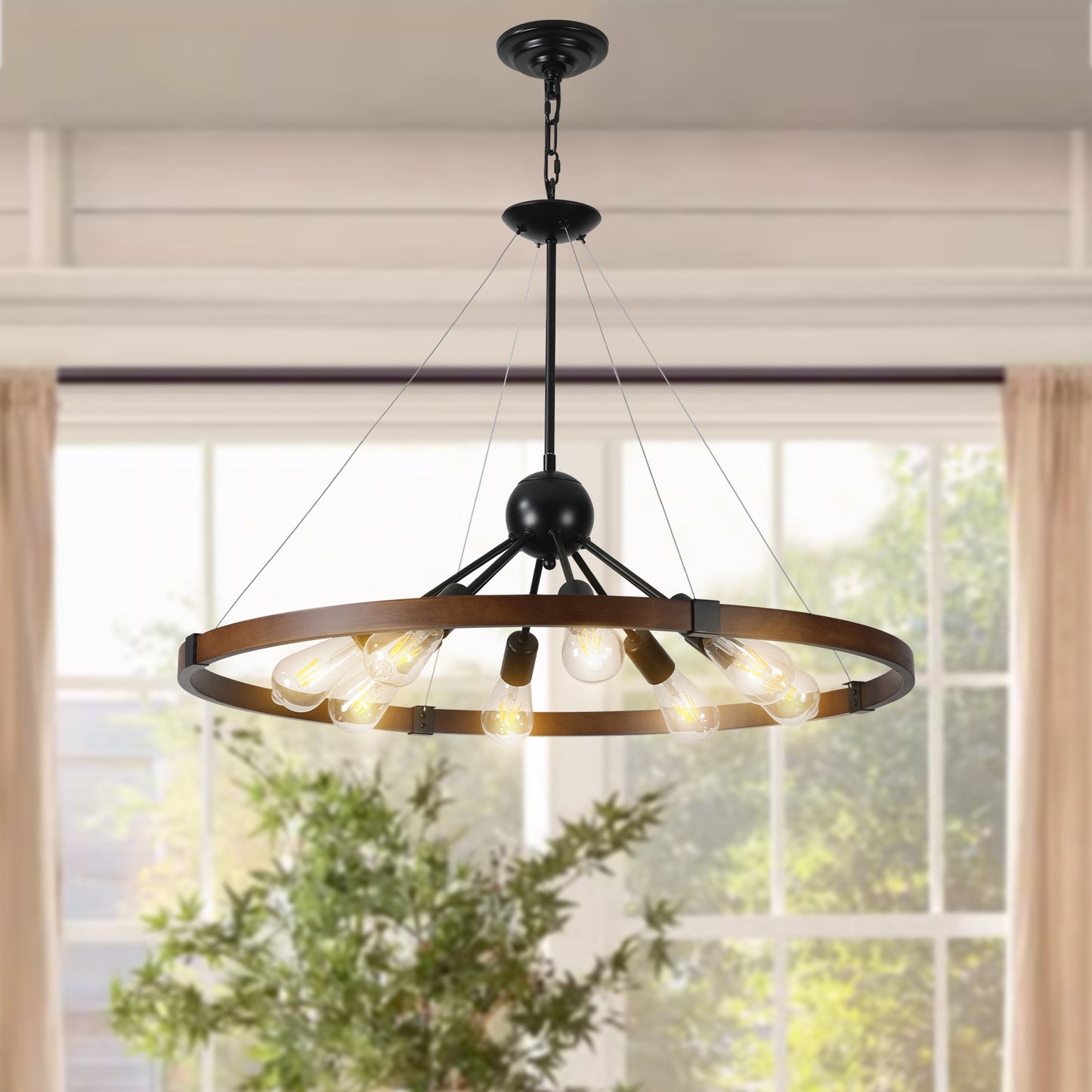 Healdsburg Industrial Retro Chandelier