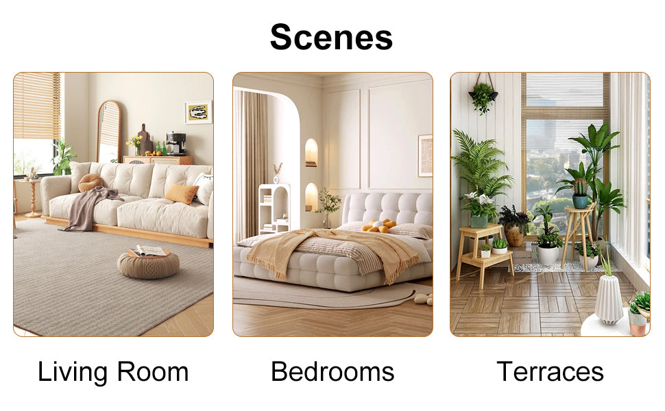 Calista Mid-Century Natural Faux Coffee Table