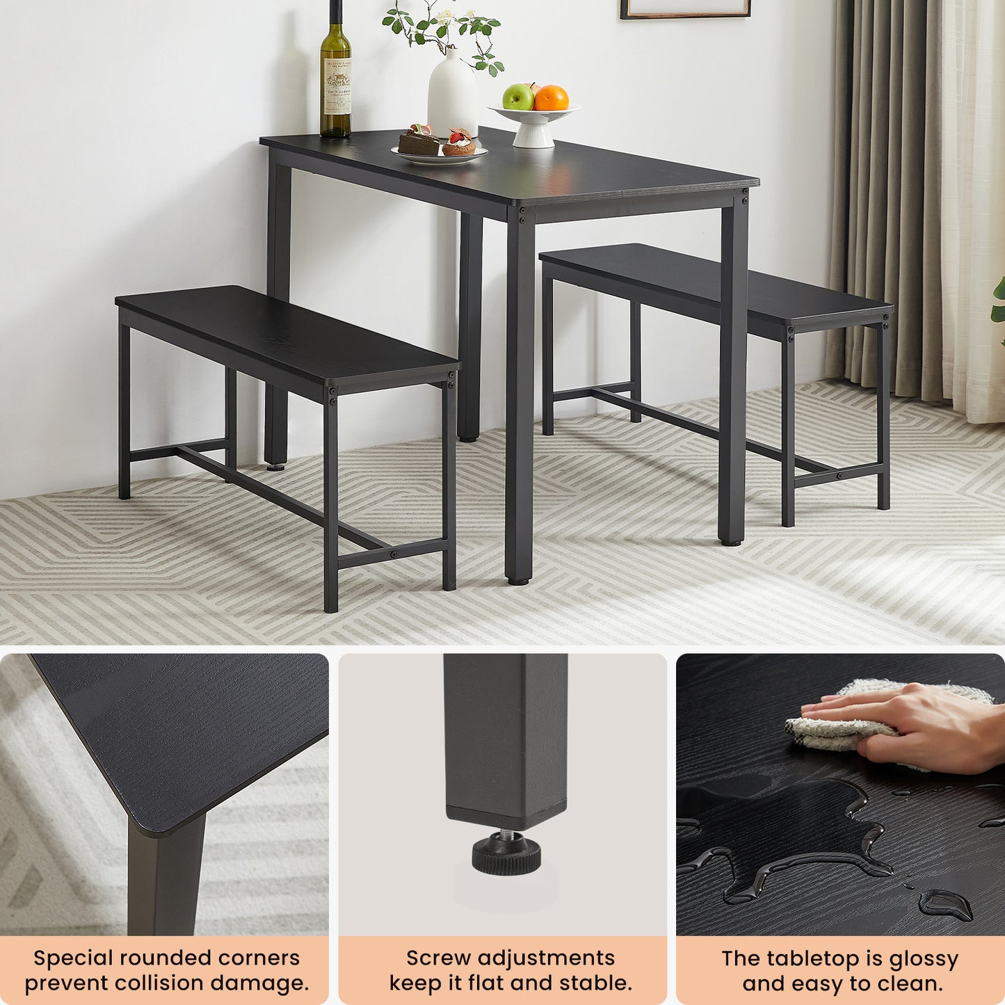 Irvington Industrial Dining Set