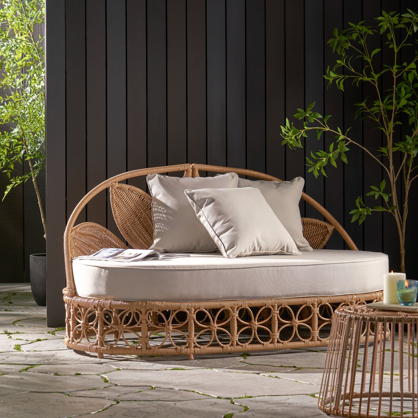 Fremont Craftsman Outdoor Ratten Daybed