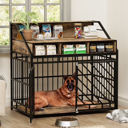 Lazzareschi Modern Wooden Dog Crate