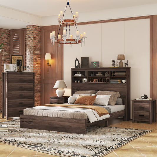Napa Craftsman Wooden Queen Bedroom Set