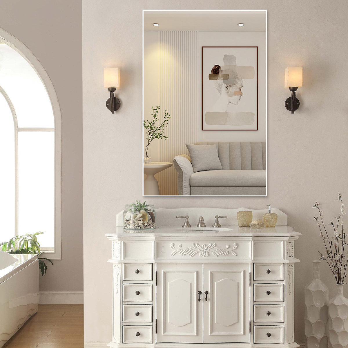 Sonoma Modern Classic Bathroom Mirror