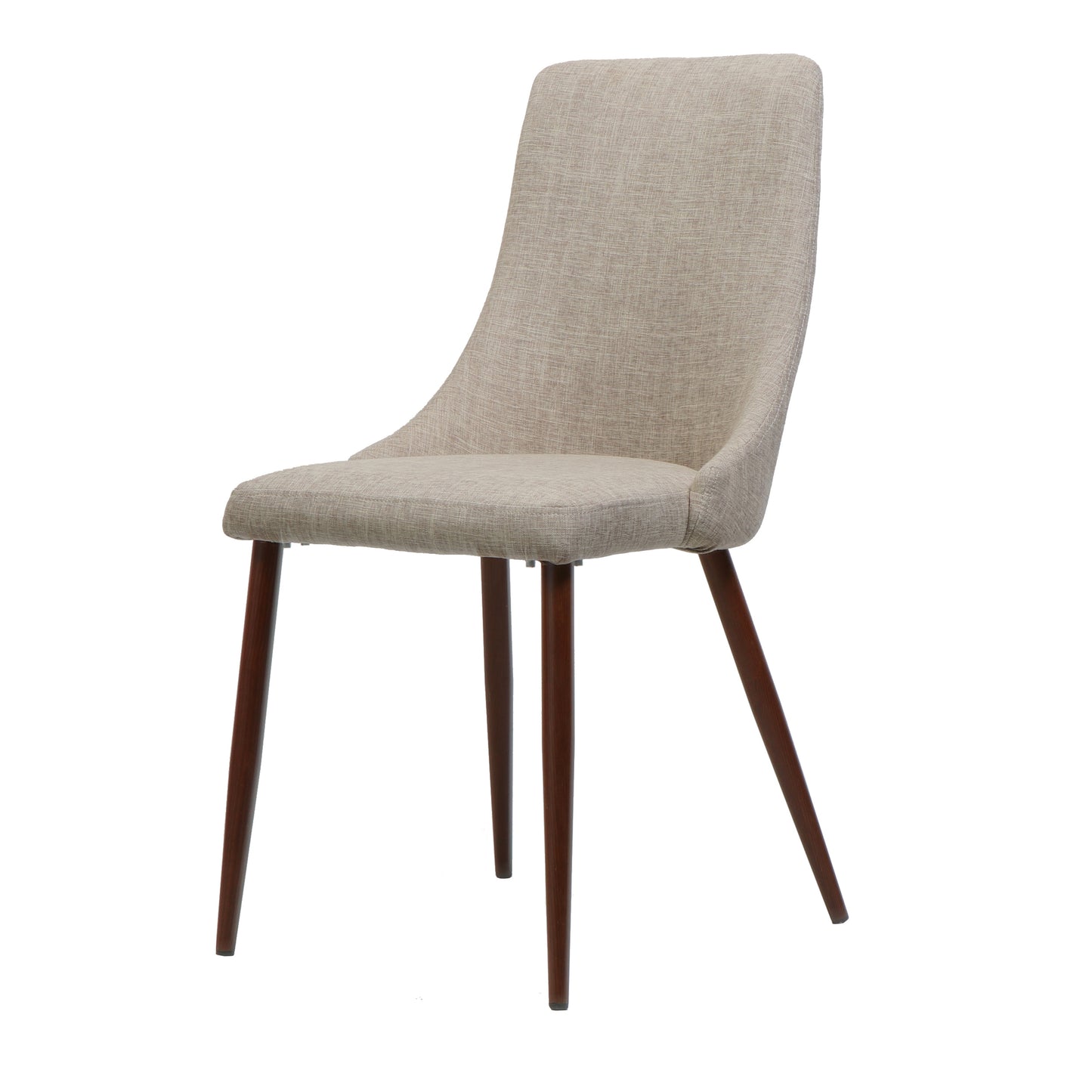 Elmcrest Modern Fabric Armless Dining Chairs