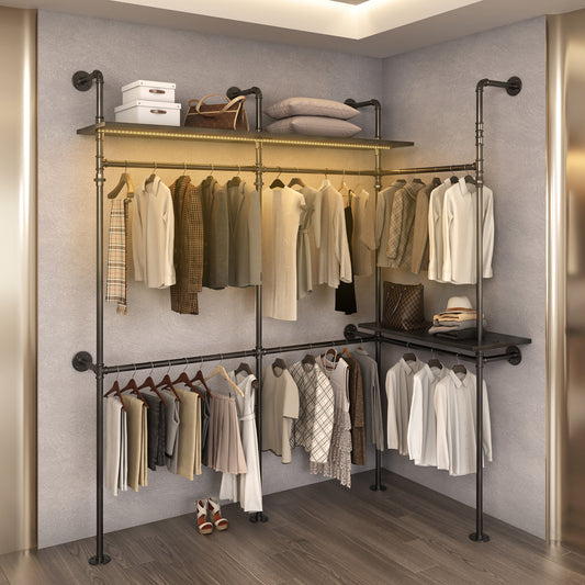 Lula Industrial Garment Rack