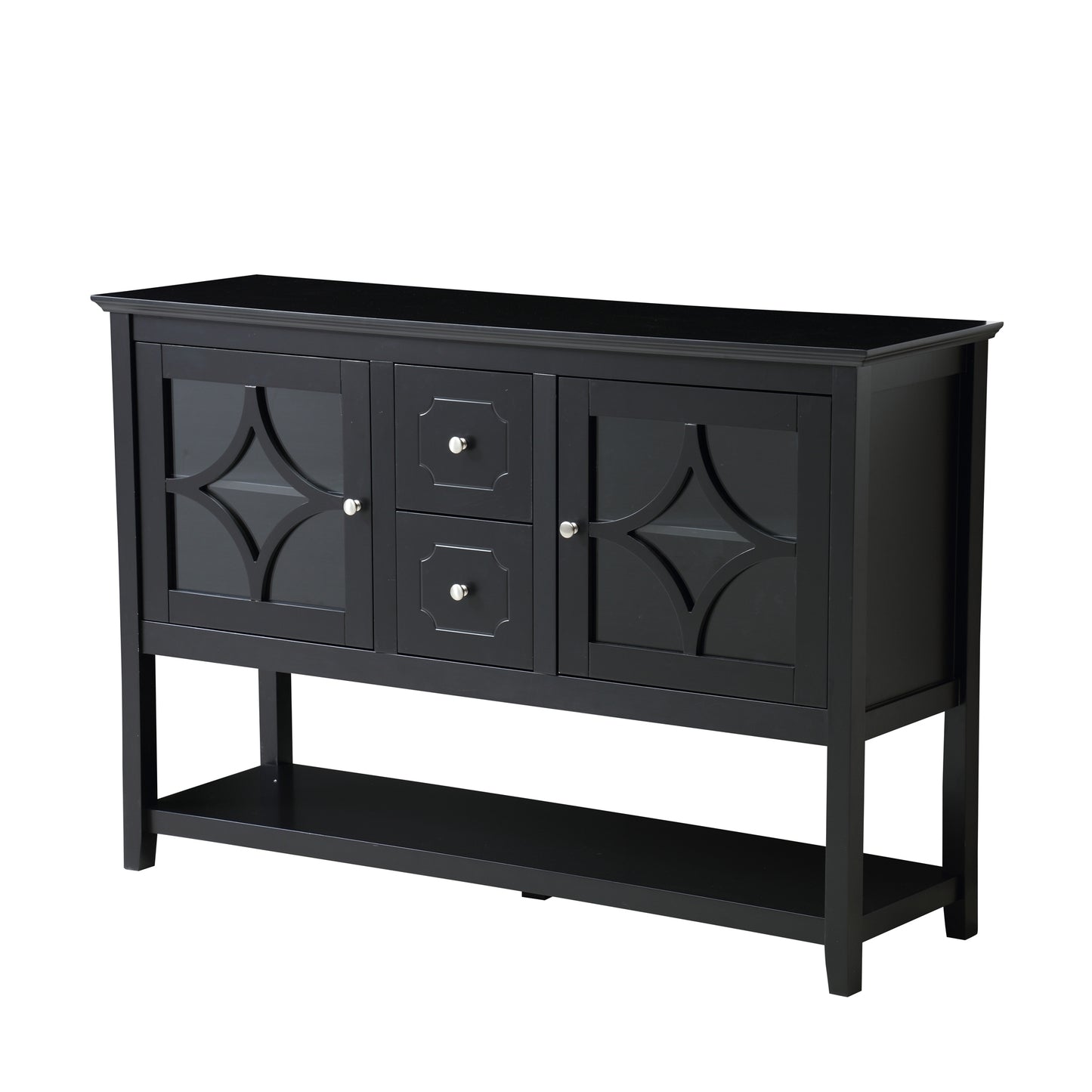 Lazzareschi Contemporary Media Sideboard Cabinet