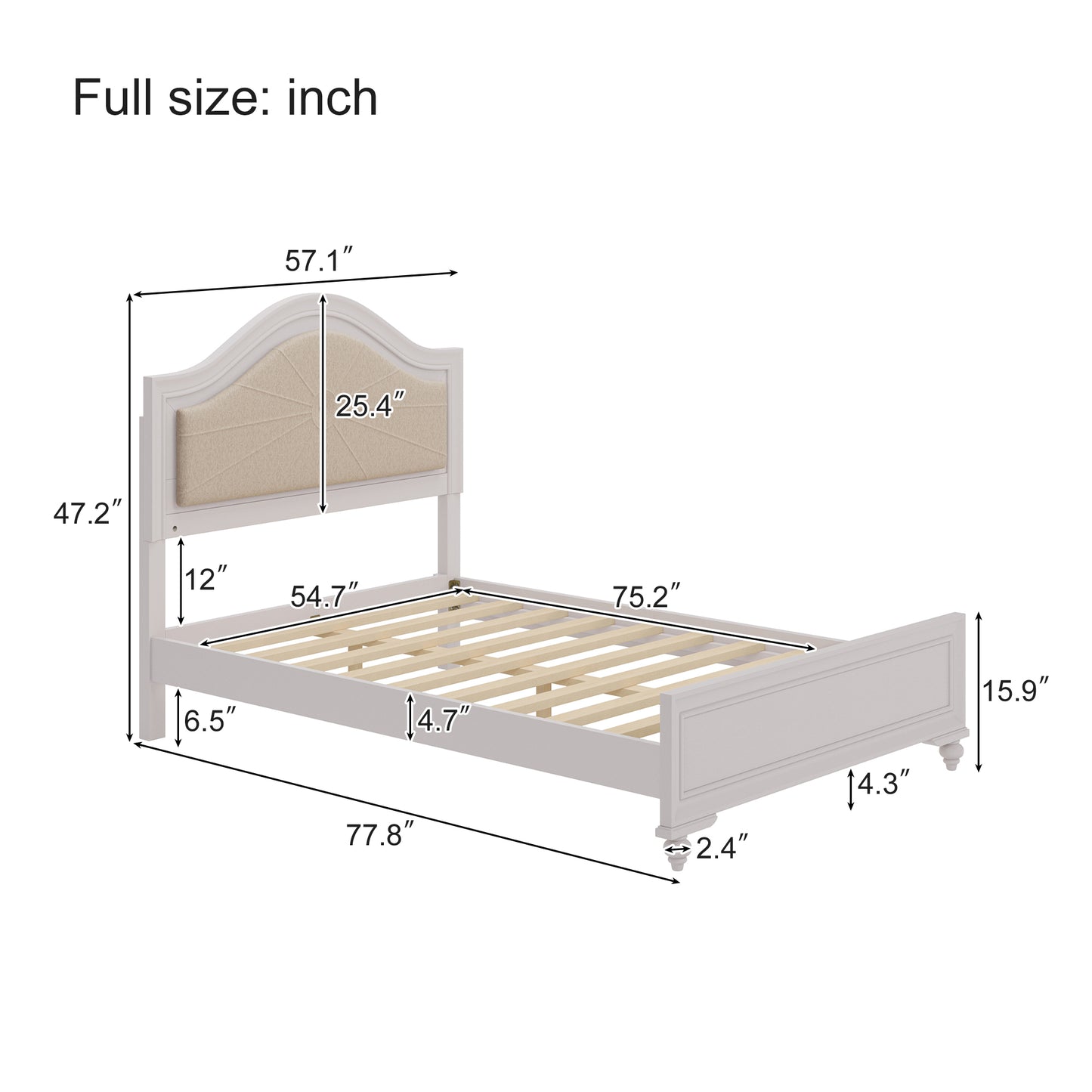 Lazzareschi Contemporary LED Upholstered Bedroom Set