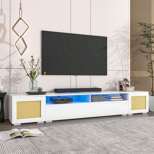 Westport Contemporary ON-TREND Rattan Entertainment Center