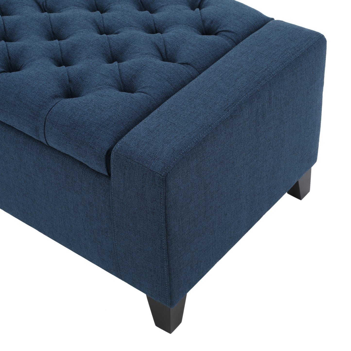 Napa Contemporary Velvet Classic Ottoman