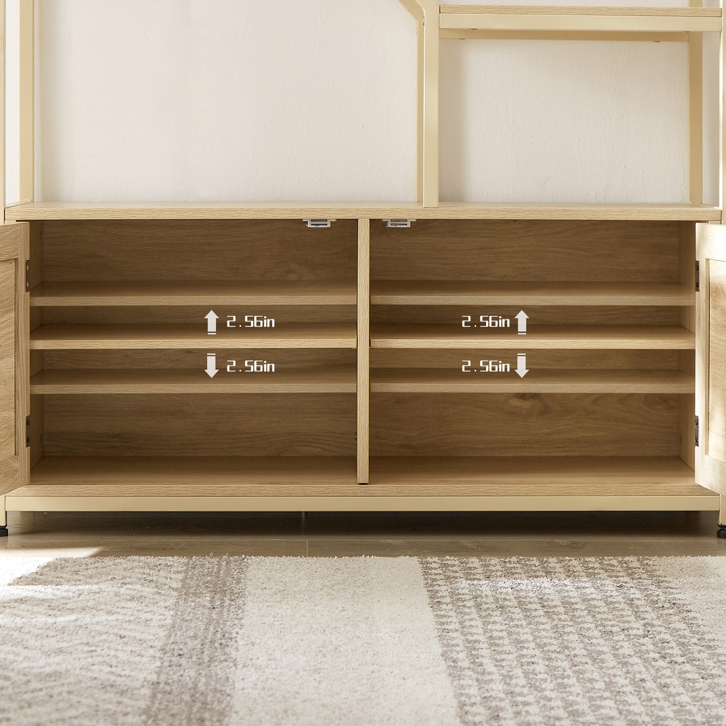 Bartholomew Modern Elegant Storage Shelve