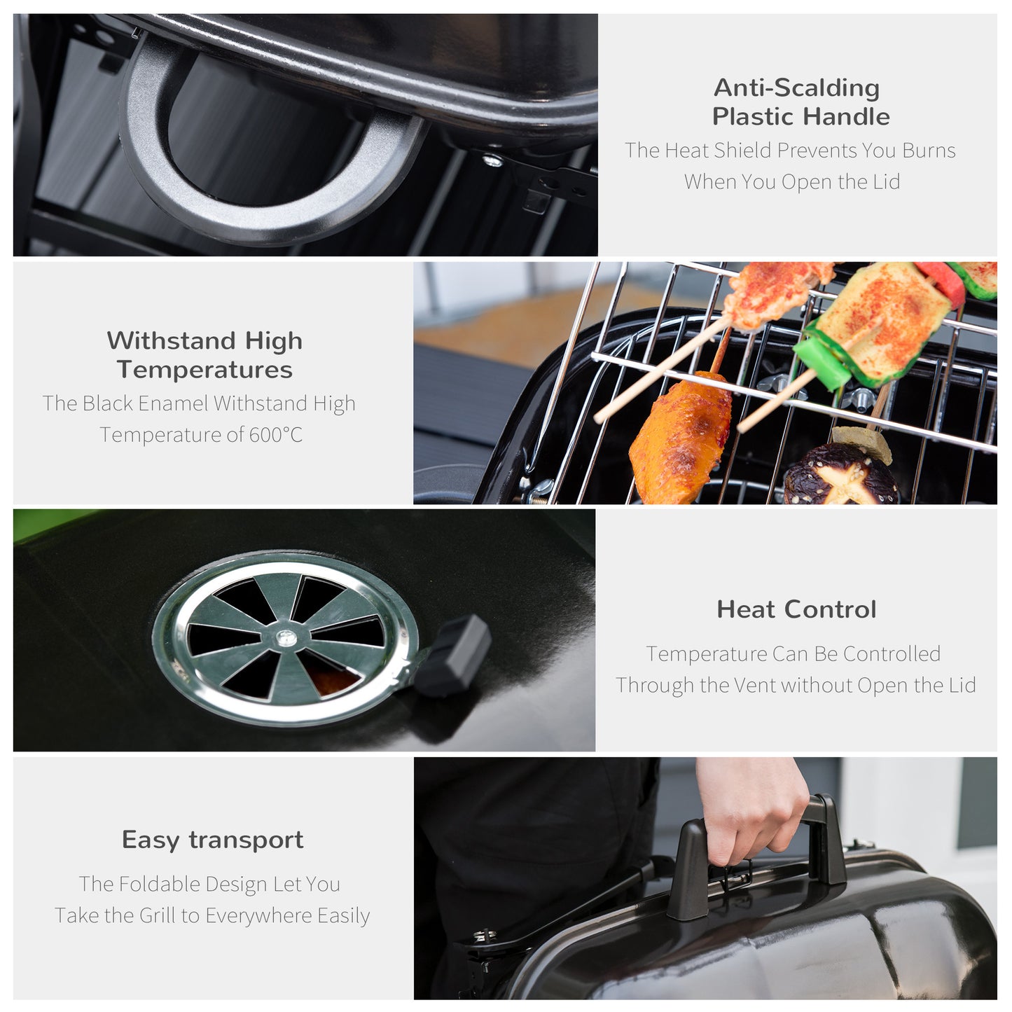 Justo Industrial Tabletop Grill