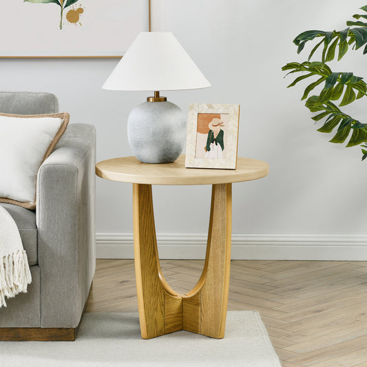 Marcel Craftsman Oak Round Table