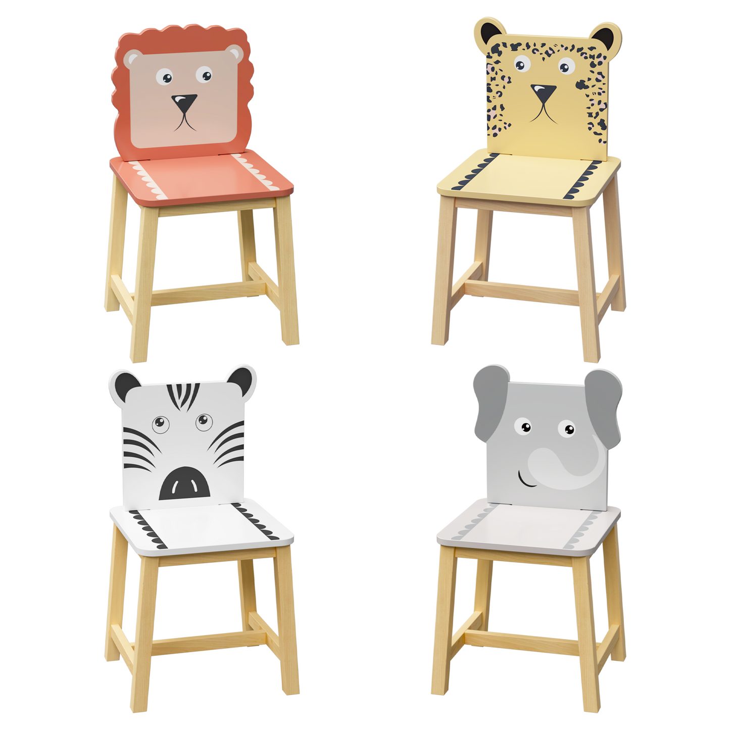 Lula Craftsman Kids Animal Table Set