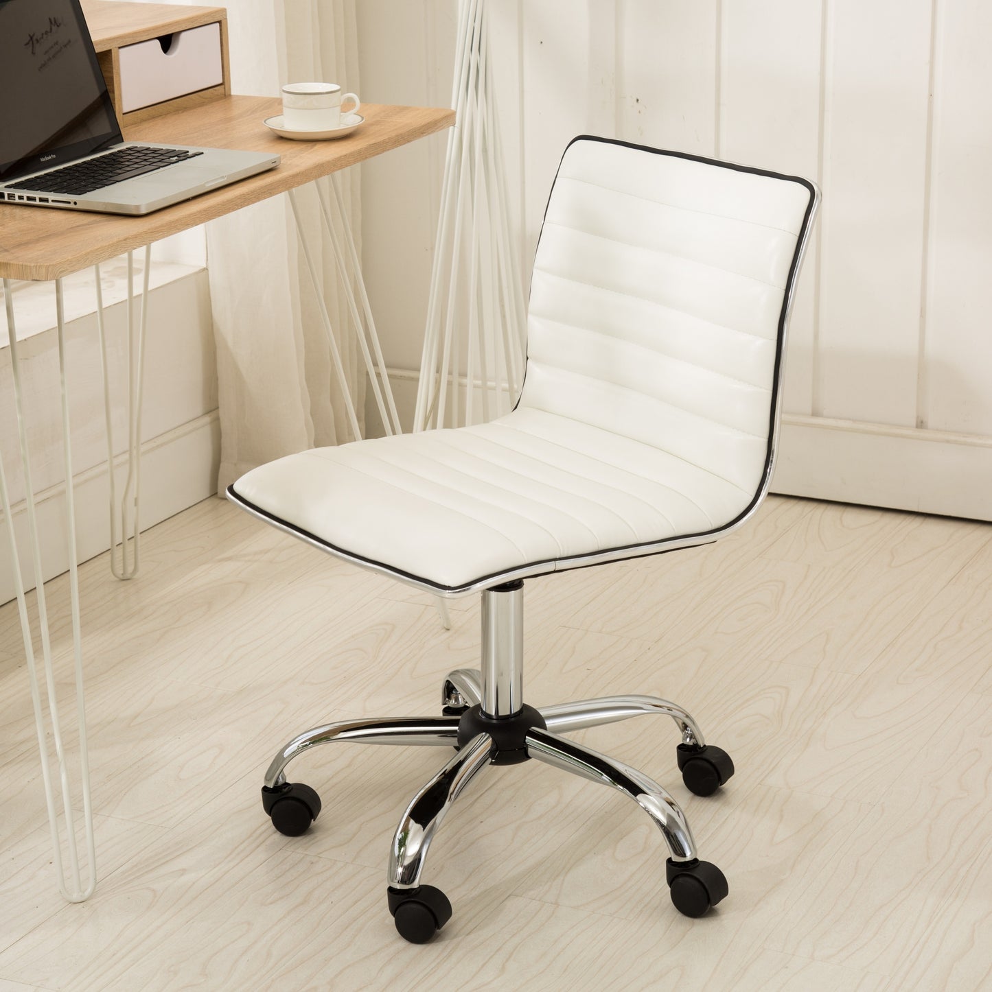 Lula Modern Chrome Office Chair