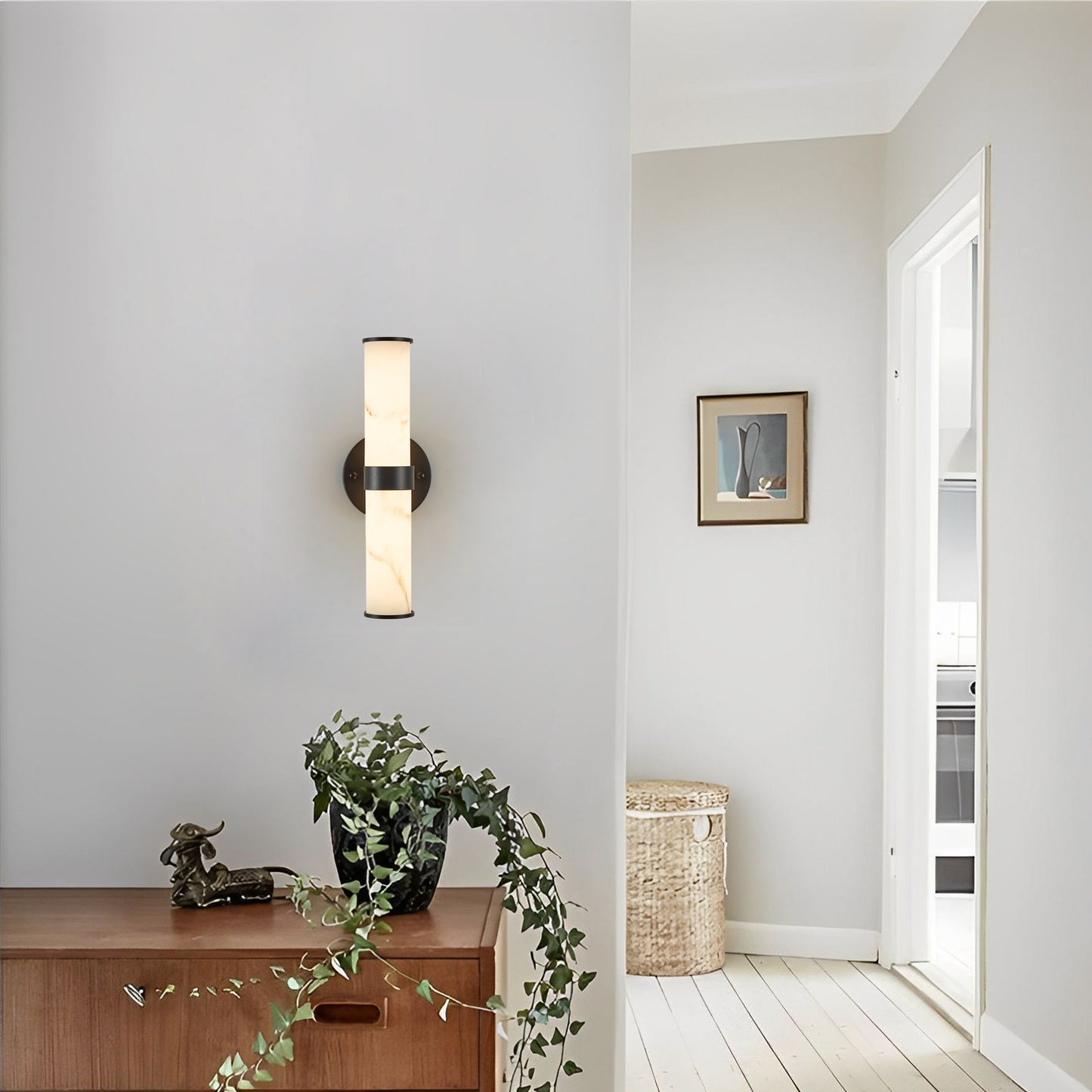 Luz Industrial Marble Texture Wall Light