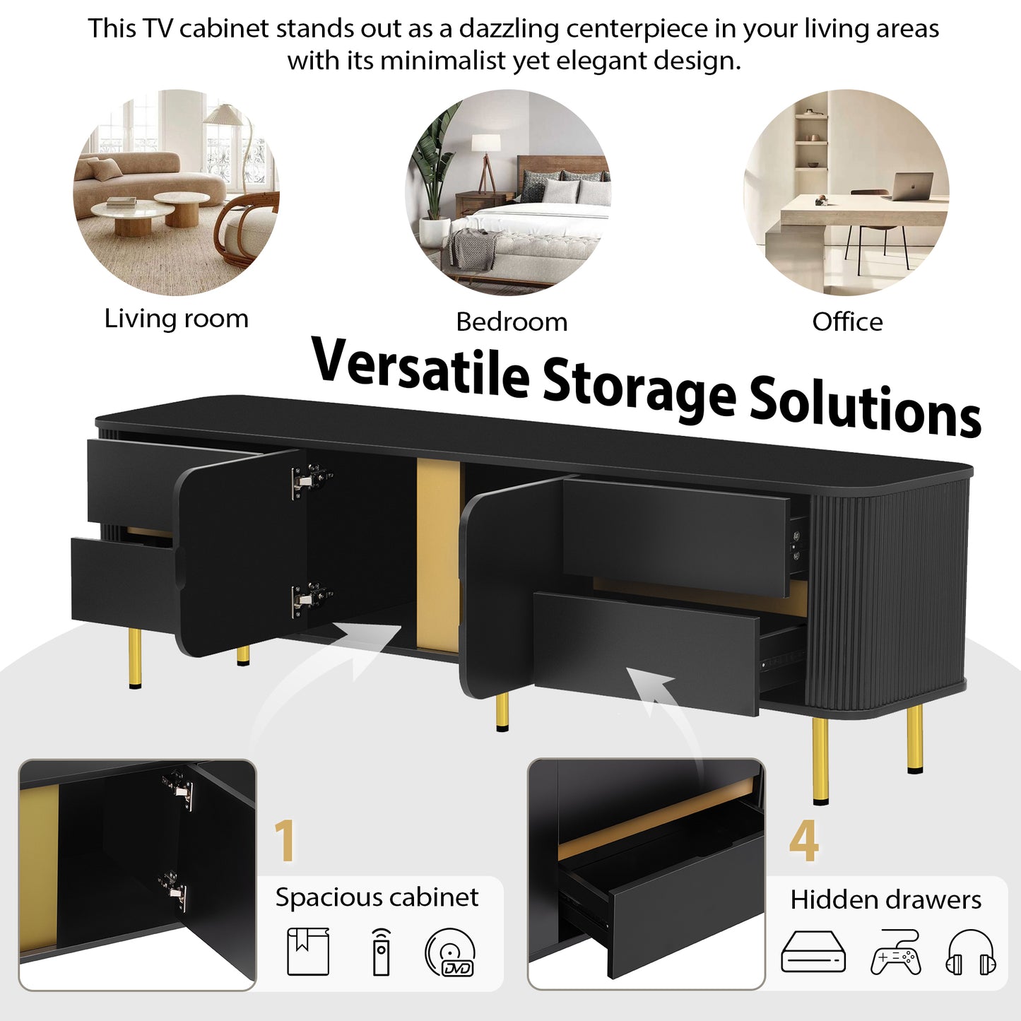 Eda Modern U-Can TV Stand Console