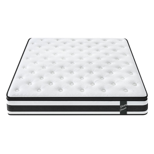 Lula Modern Queen Mattress with Soft Memory Foam Breathable Knitted Fabric