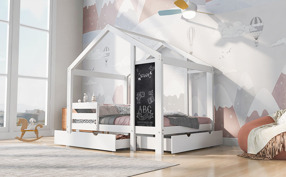 Elmcrest Craftsman Twin House Bed