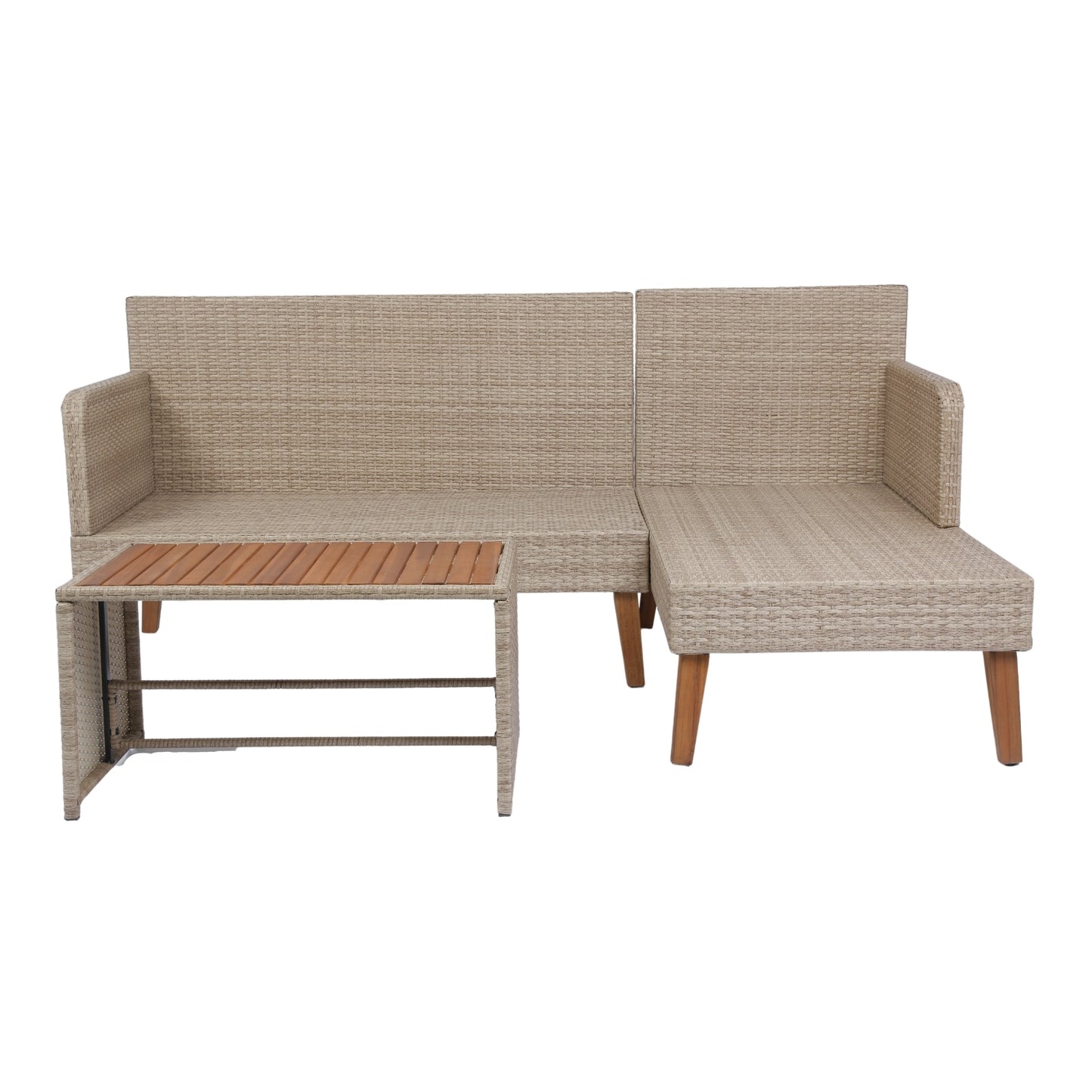 Bartholomew Modern Rattan Outdoor Sofa